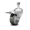 Service Caster 3 Inch Gray Polyurethane Wheel Swivel 1/2 Inch Stem Caster with Total Lock Brake SCC-TSTTL20S314-PPUB-121315 - alternate 1